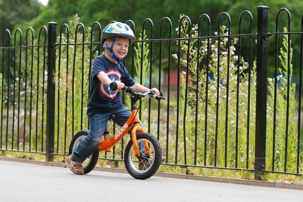 Child cycling